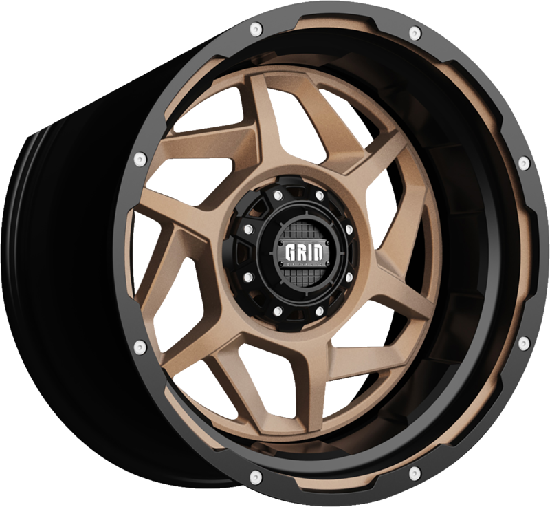 Pacific Wheel Distributors - Reno Nevada - GD07 Matte Anthracite W/Black Lip